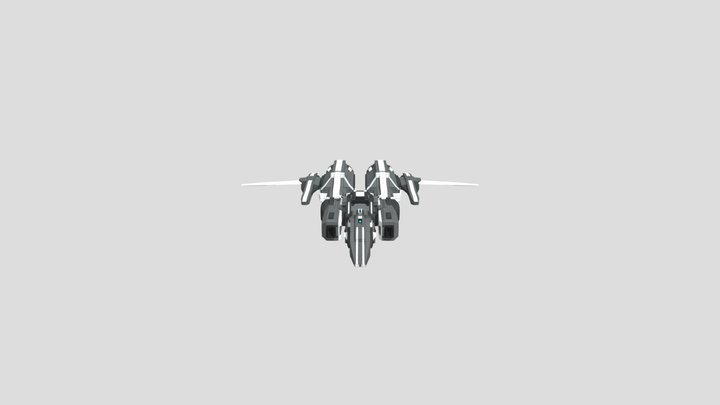 【CustomMecha-03/JunkStrider��】flight form sample. 3D Model