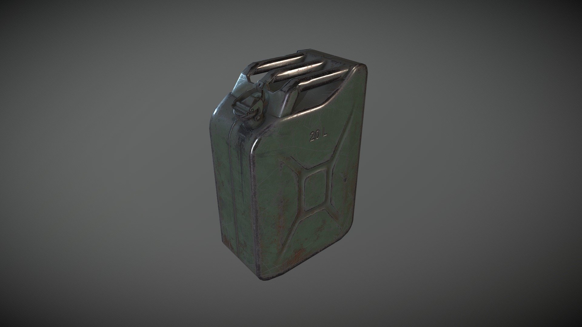 Jerrycan - 3D model by Oleh (@oleg.sytnikov) [7376afe] - Sketchfab