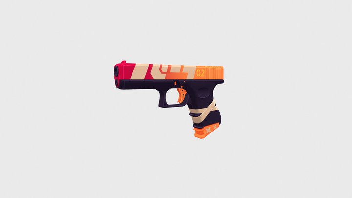 Glock-18 (02) 3D Model