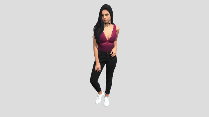 Crimson Lace Portrait – Modello 3D gratuito STL