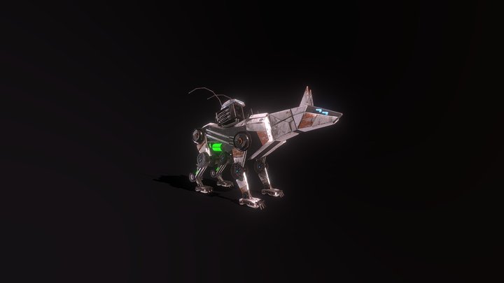 Dog Meat from Fallout meets Horizon_KaseyLacerda 3D Model