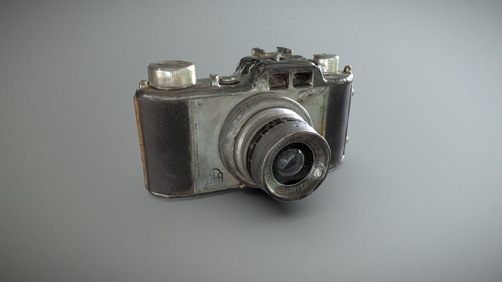 Akarette II Vintage Camera Scan 3D Model