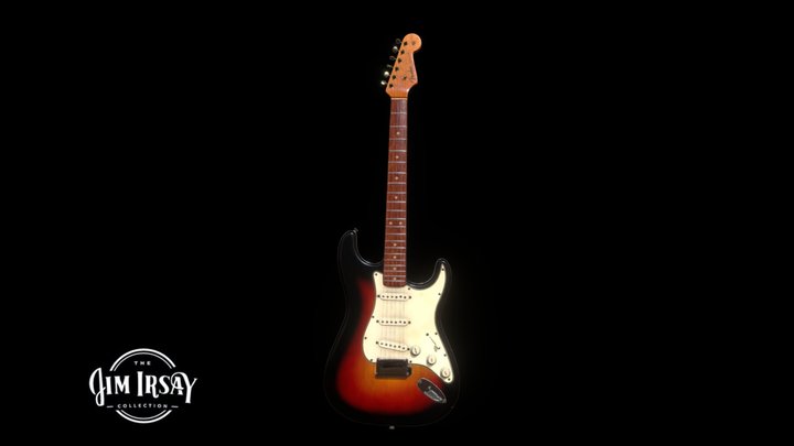Bob Dylan 1965 Fender Stratocaster 3D Model