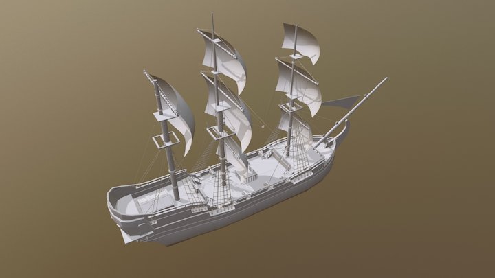 Ship2 3D Model