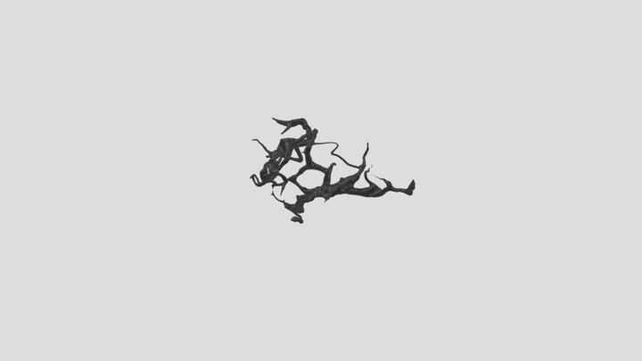 crusty low res leggy man export 3D Model