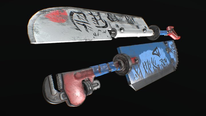 Korossasu - Long Blade 3D Model