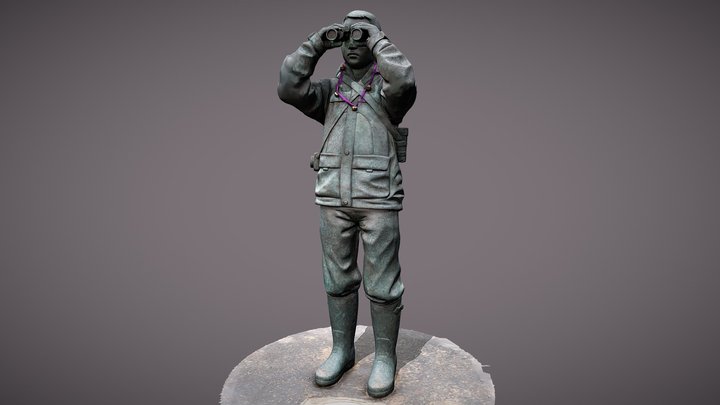 'The Watcher' statue, North Berwick, Scotland – Free 3D Model STL