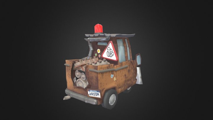 Car ApoRace 3D Model