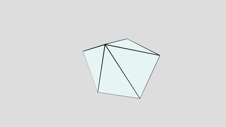 bicapped tetrahedron 3D Model