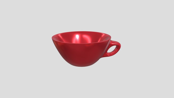red Cup 3D Model