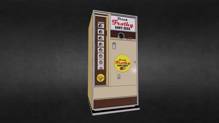 Frothy Root Beer Machine 3D Model