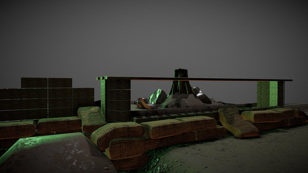 war trench