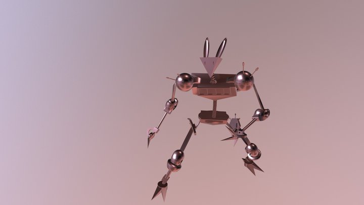 Butterfly Twirl 3D Model