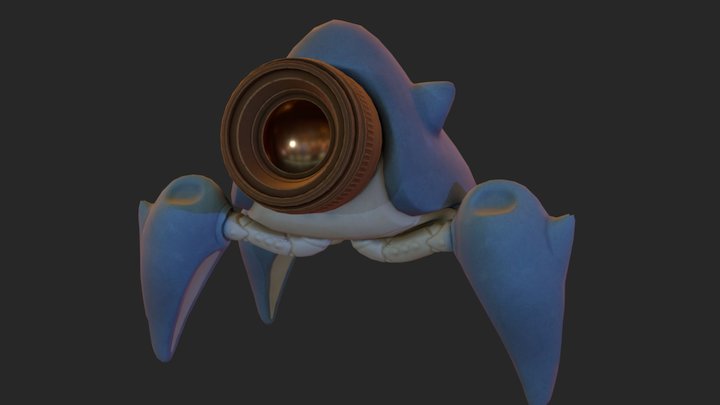 Spy crab camera 3D Model