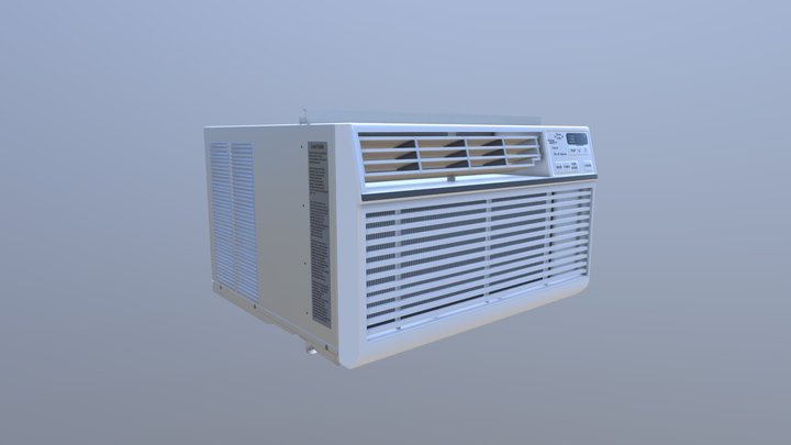 Window Air Conditioning Unit 3D Model