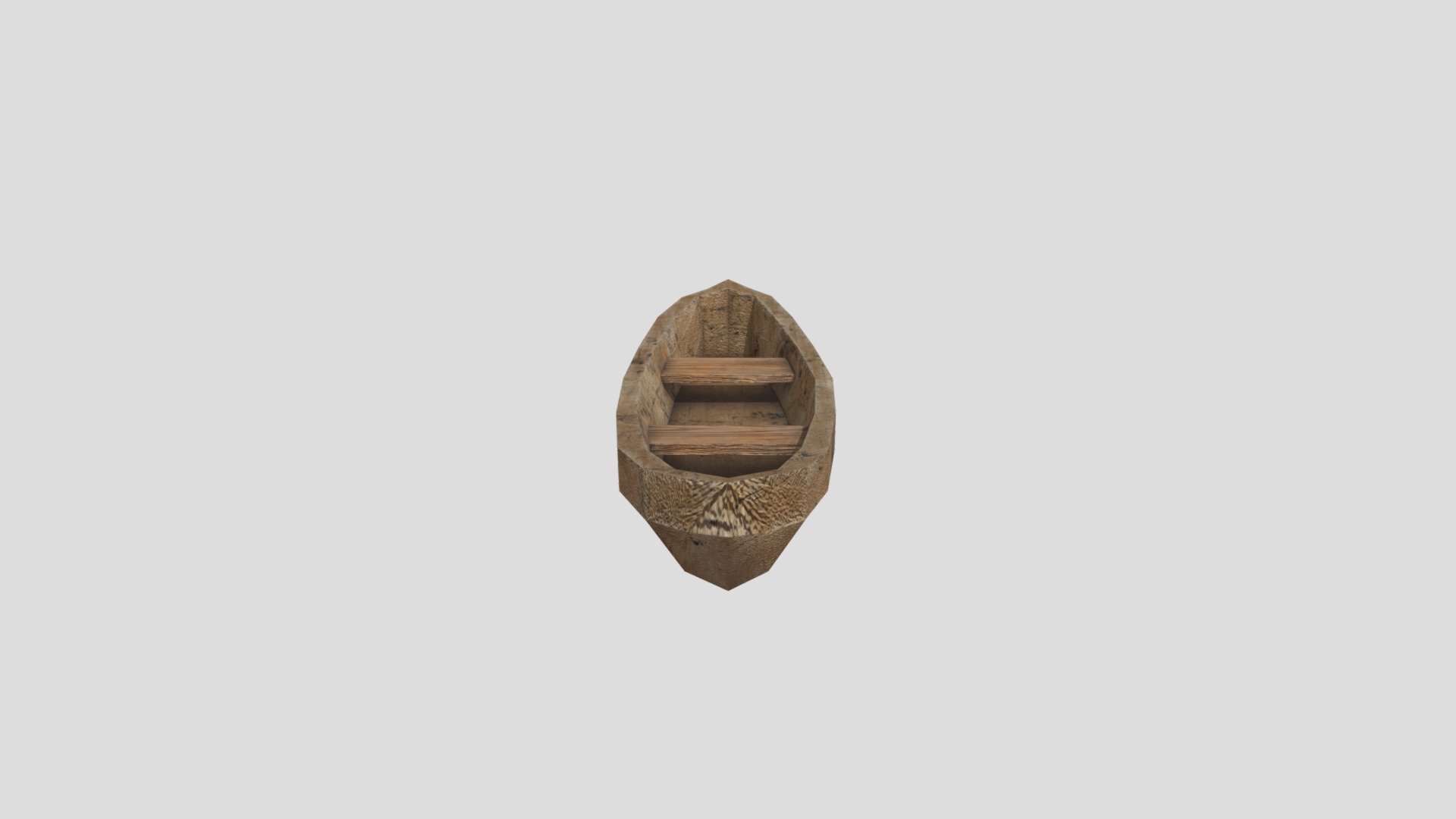 Small wooden boat