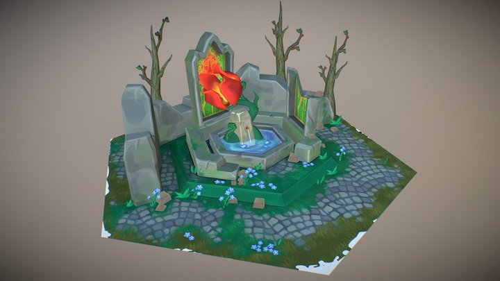 environment proj shrine1 3D Model