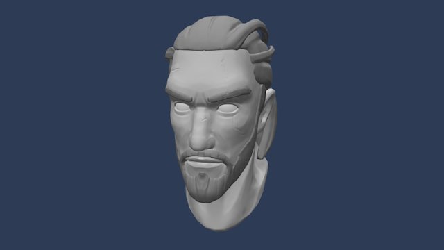 Geralt of Rivia 3D Model
