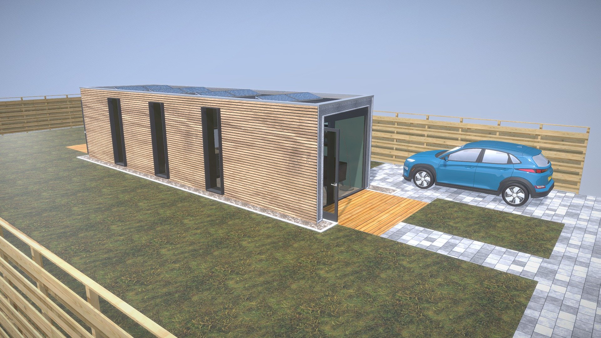 Kleine Woning 3,5 m x 12 m