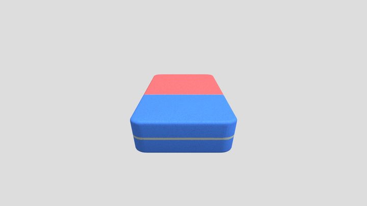 Eraser 3D model for free 3D Model