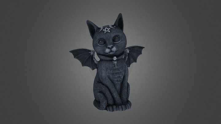 Black cat 3D Model