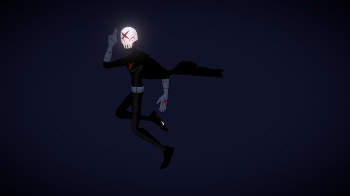 Red X From Teen Titans 3D Model