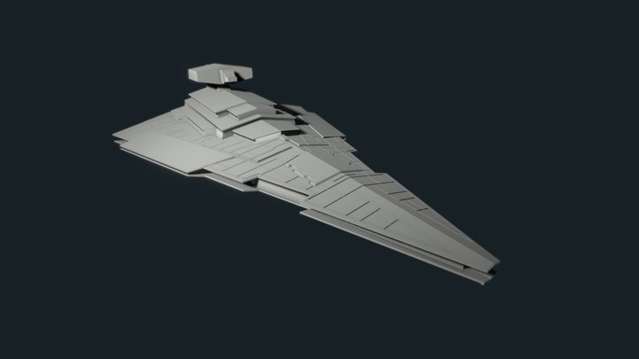 WIP - Victory-Class Star Destroyer 3D Model