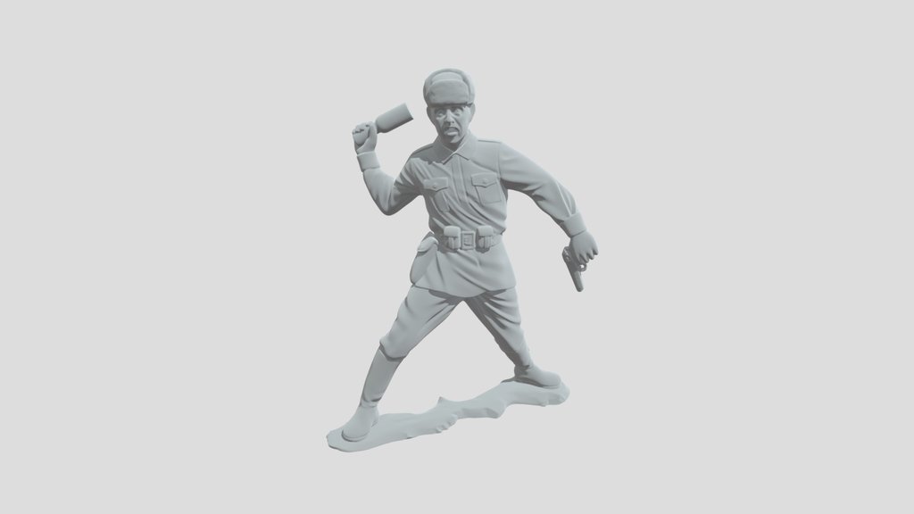 Russian Soldier with greenade