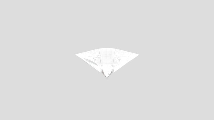 Alien looking spaceship 3D Model