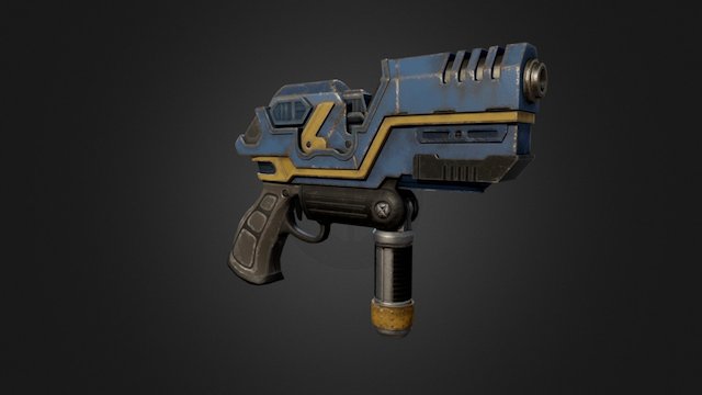 Sci Fi Gun 3D Model