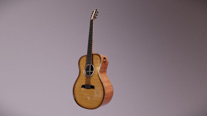 Guitar 3D Model