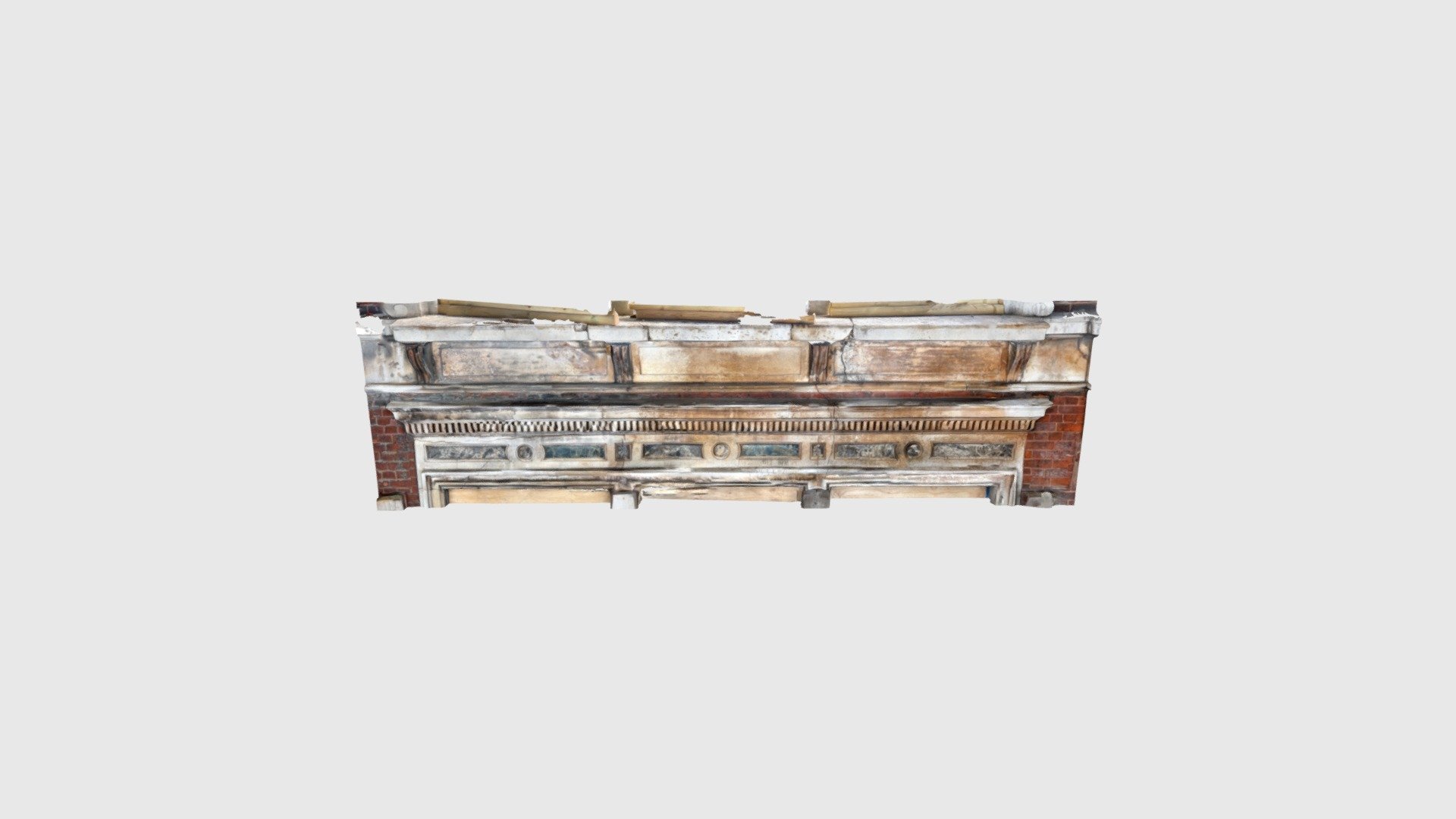 15SS - Second floor middle window head (cropped) - Download Free 3D ...