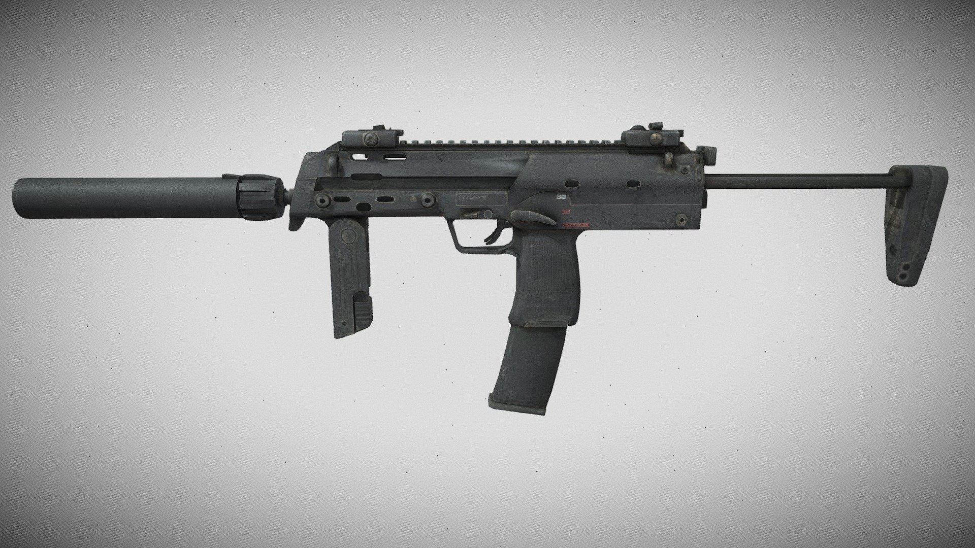 SMG MP7 HR - Download Free 3D model by STALKER (@STALKER72) [738a66c ...