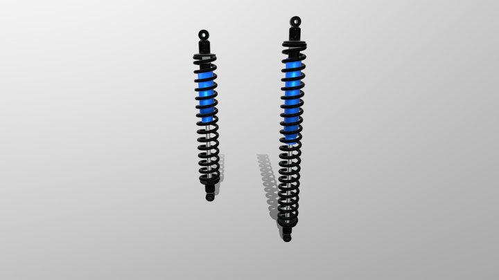 Shock Absorbers 3D Model