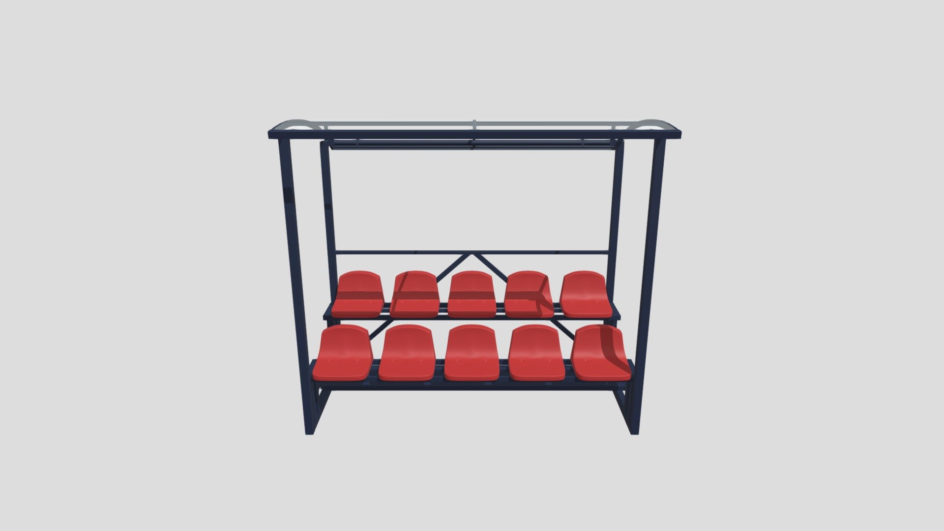 2rows_roof_tribune - Download Free 3D model by noahlunaa [738cd14 ...