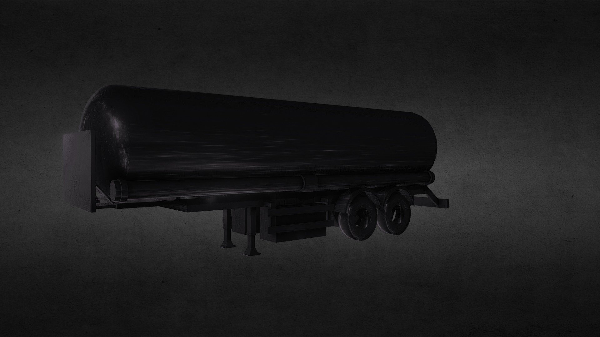 Simple tank trailer