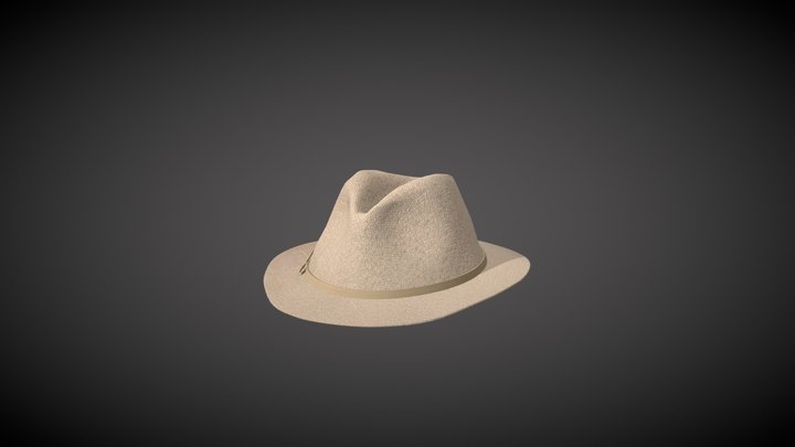 Fedora Hat 3D Model