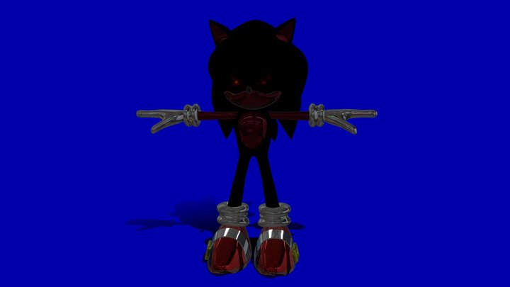 Free STL file SONIC.EXE FNF 🎲・3D print design to download・Cults