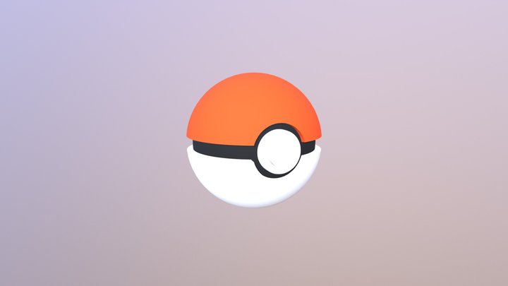 Pokemon Ball 3D Model