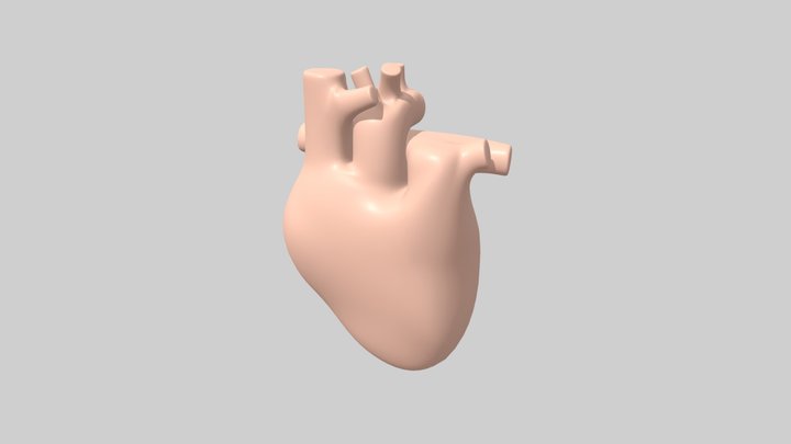 Heart icon 3D Model