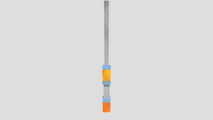 Aerial Knife 3D Model