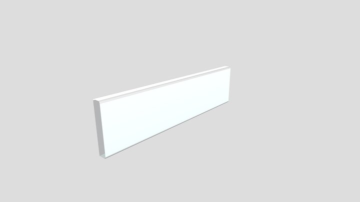Modern Baseboard 3D Model