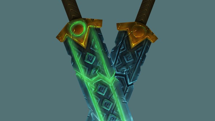 Enchanted Brittle Sword 3D Model