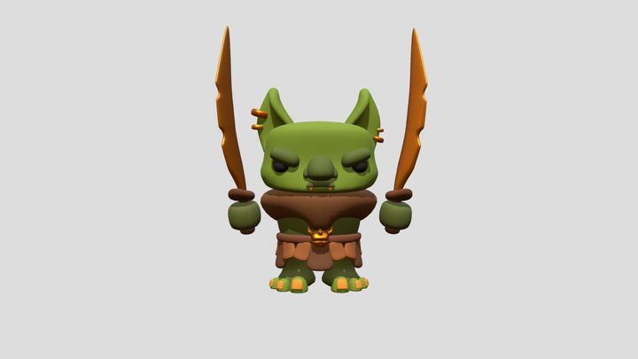 RPG Goblin Game Ready 3D Model