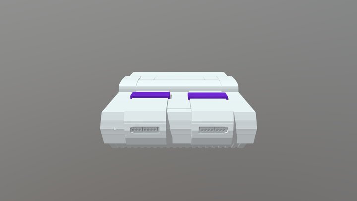 SNES 3D Model