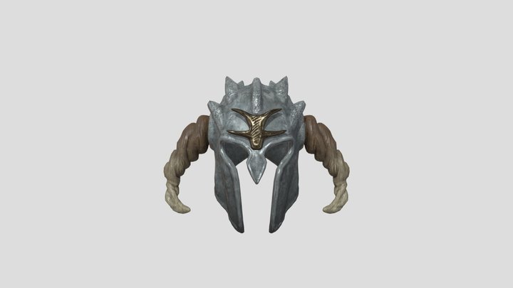 Horned helmet 3D Model