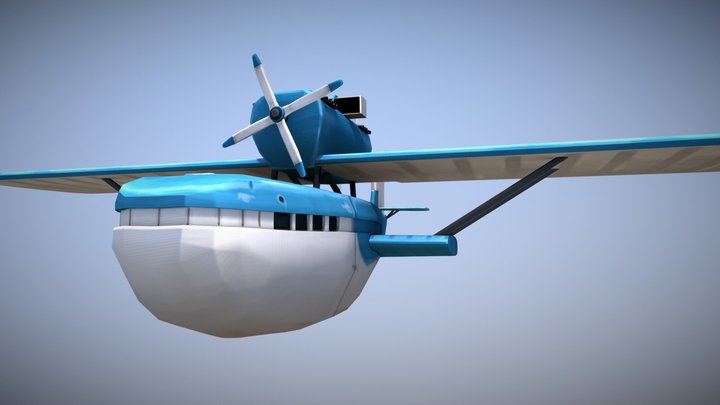 Dornier Do J Wailord - Flying Circus 3D Model