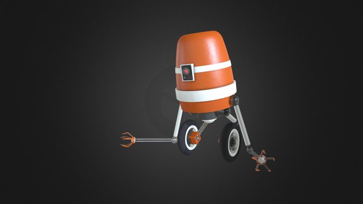 Mk.I Repair Droid (Bucket-class) 3D Model