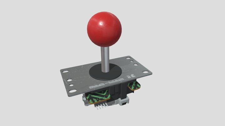 Vintage Joystick 3D Model