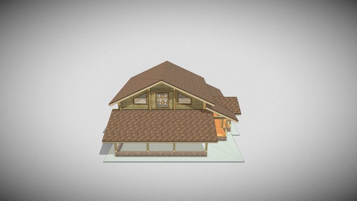 Дачникофф доработка большой дом 3D Model